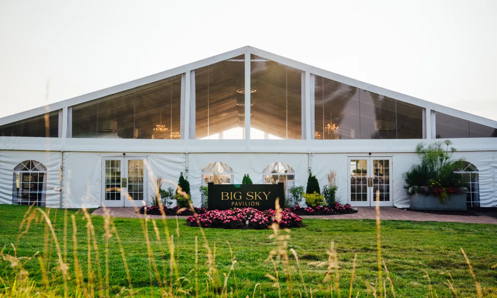 Outside view of Big Sky Pavillion.