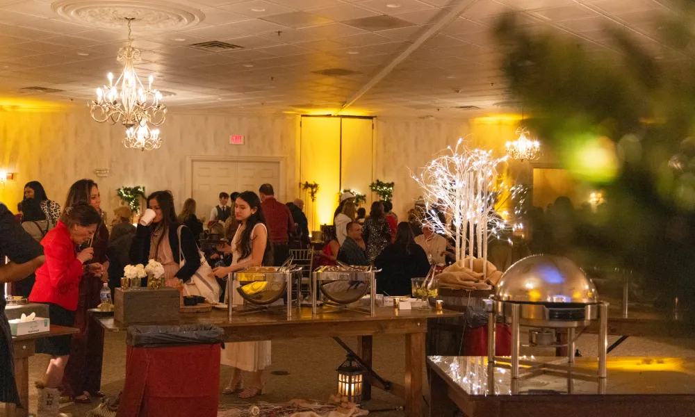 Guests in Diamond Cocktail Room.