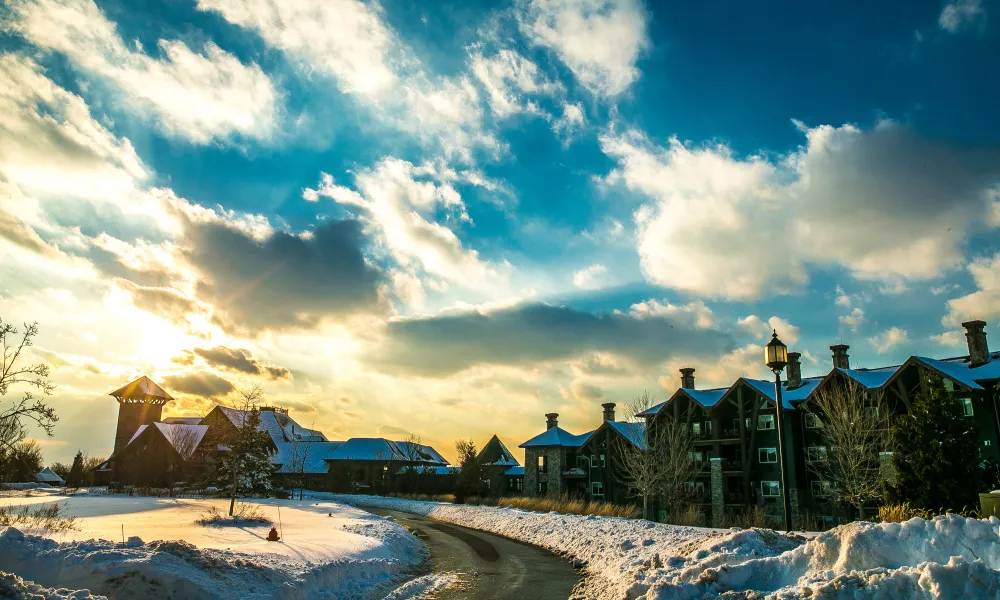 Winter at Grand Cascades Lodge