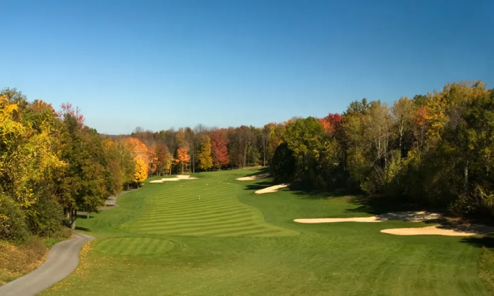 A view of the fairway from the 3rd hole at Black Bear Golf course