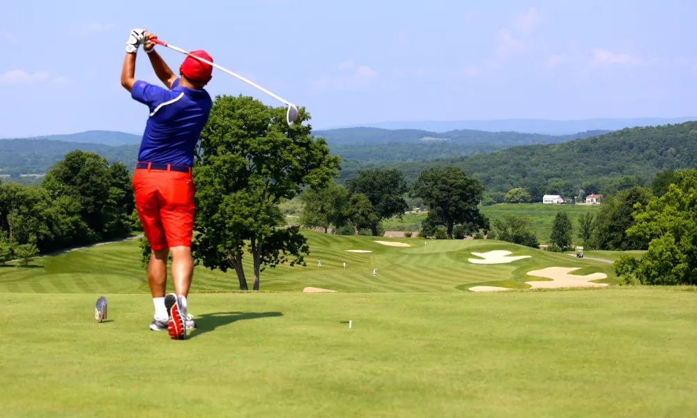 Golfer at Wild Turkey Golf Club