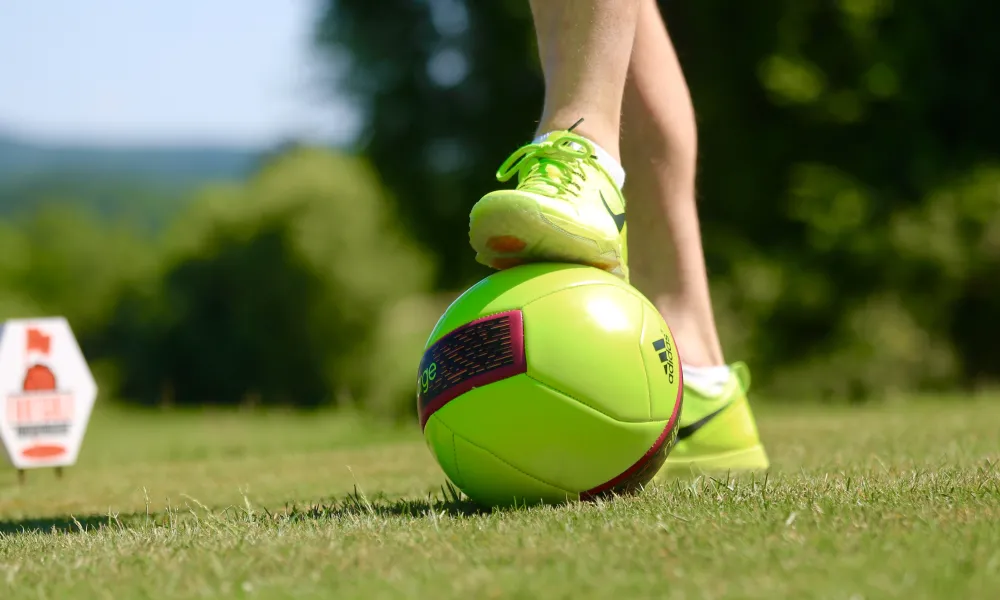 Foot golf at a resort close to New York City