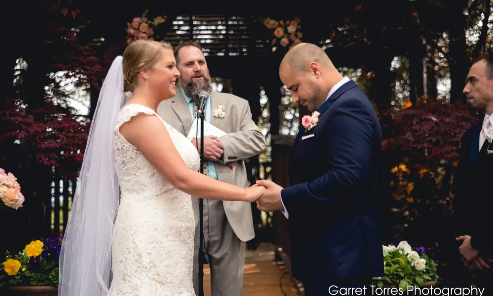 Couple getting married at Black Bear