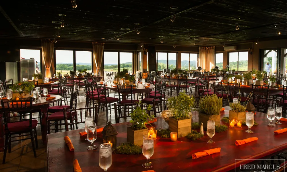 Ballyowen Golf Club set up for wedding reception