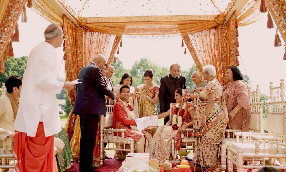 Indian wedding ceremony.