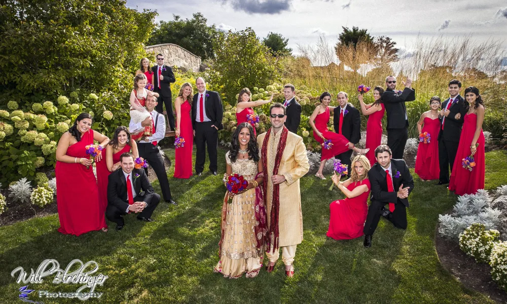 Indian wedding party