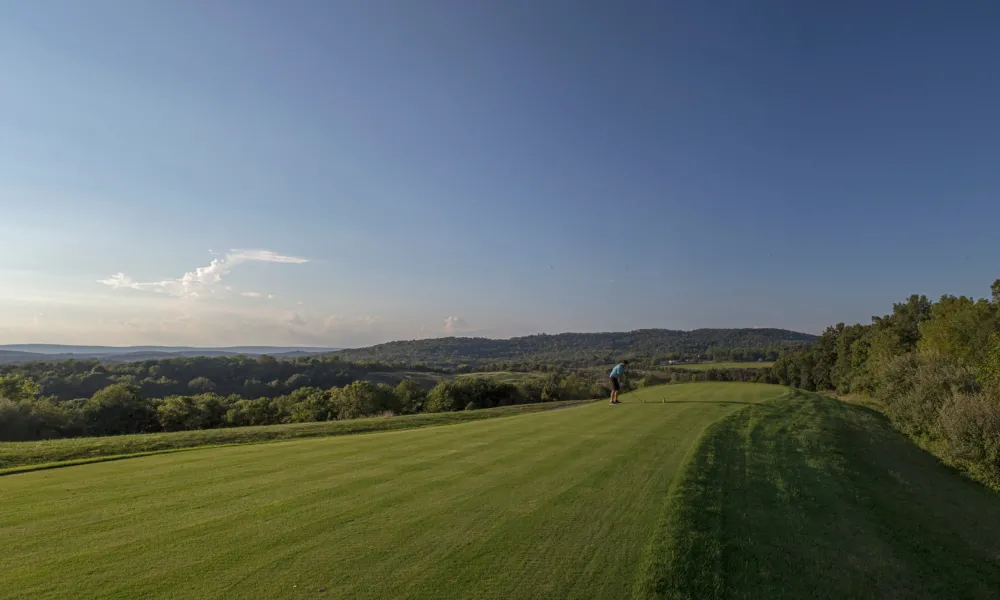 View of the Wild Turkey golf course at Crystal Springs Resort