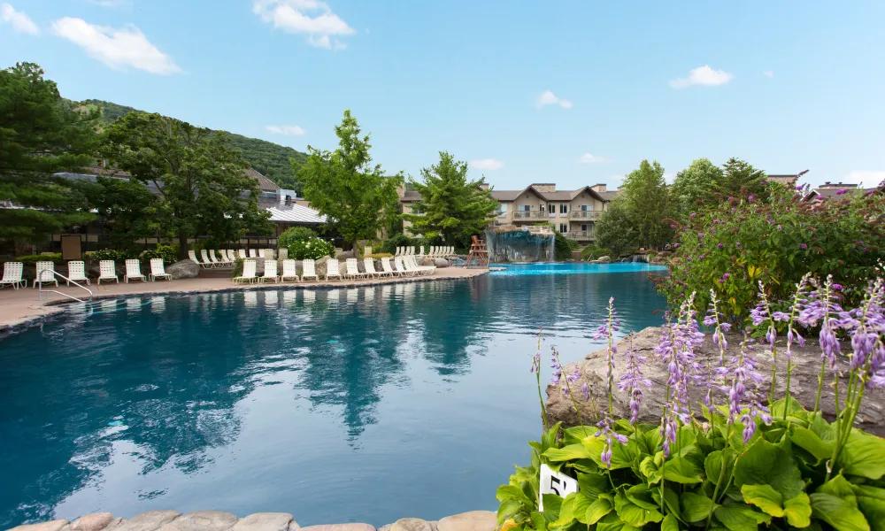 Beautiful Outdoor Pool at Minerals Hotel