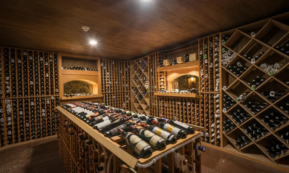 Wine Cellar Bottle Display