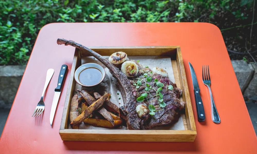 Chef's Garden Rib In Bone Steak