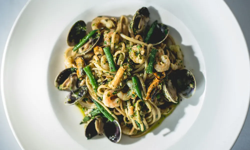 Springs Bistro Shellfish Linguini