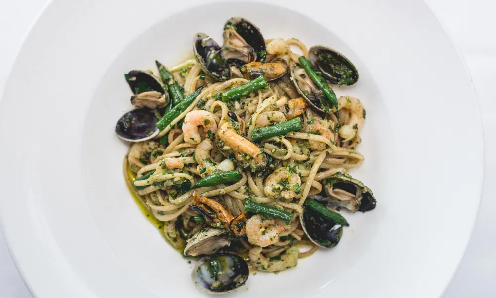 Springs Bistro Shellfish Linguini