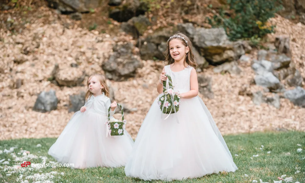 Flower girls at the Quarry