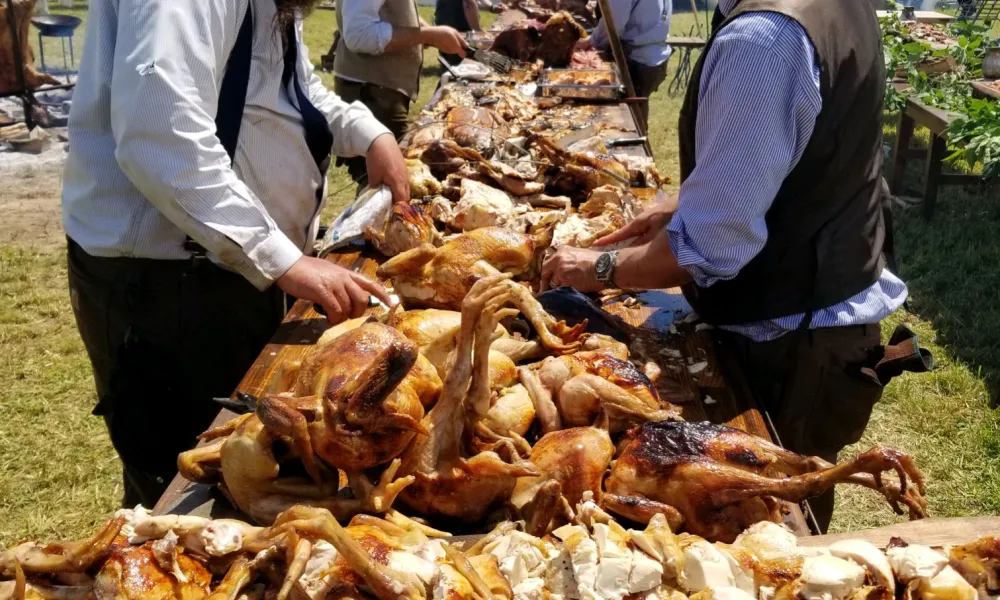 NJ Beer &amp; Food Fest Meat Display