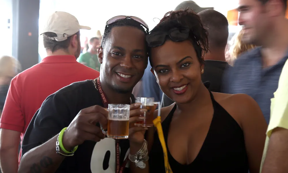 Couple at NJ Beer Fest