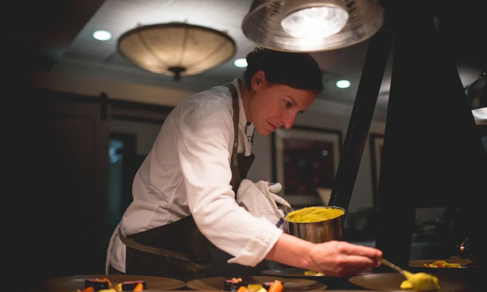 Food plating by Chef Aishling Stevens