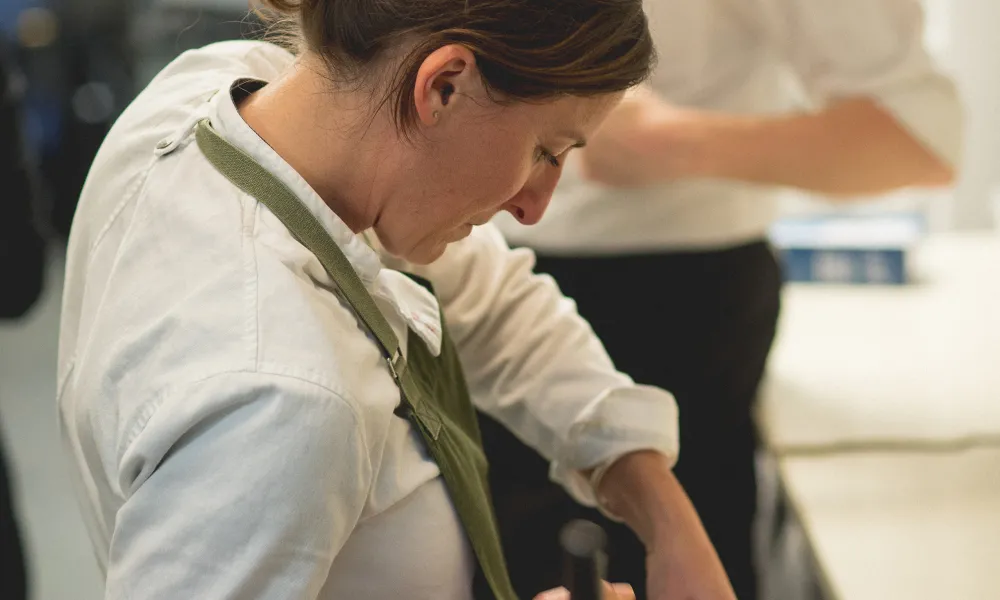 Chef Aishling Stevens in Action