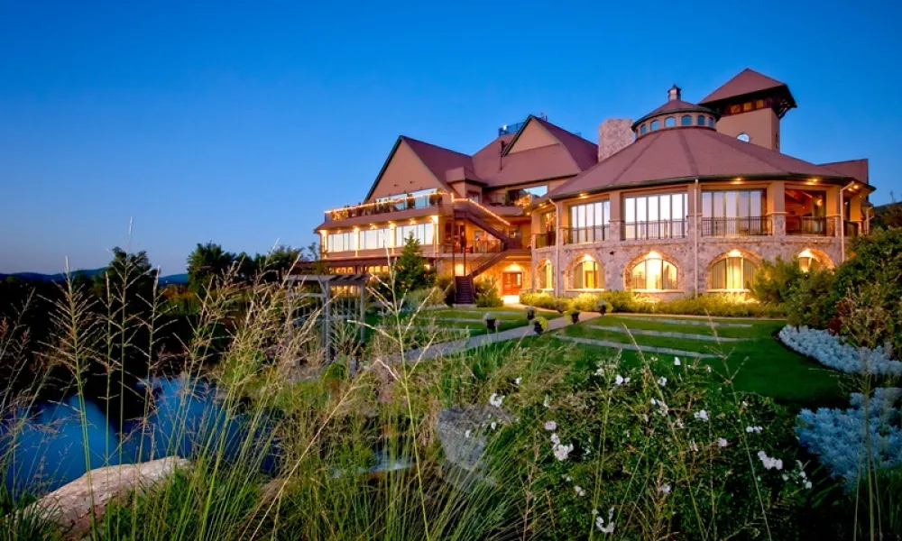 Crystal Springs Country Club at sunset