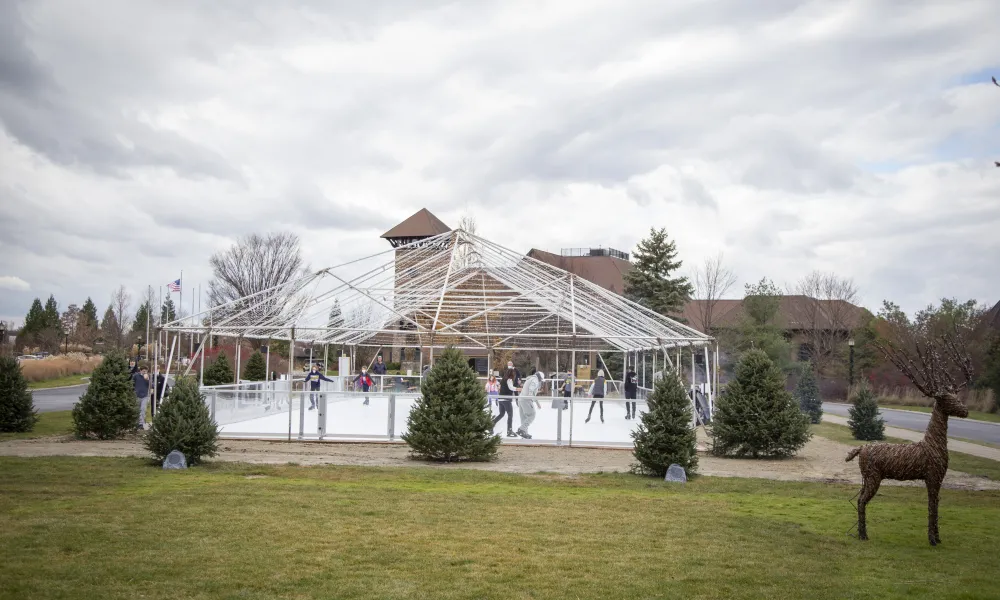 Glice Skating Rink during the day.