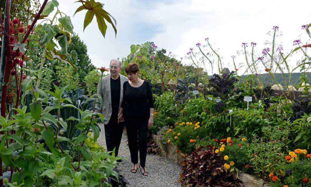 Couple's Tour Through the Chef's Garden