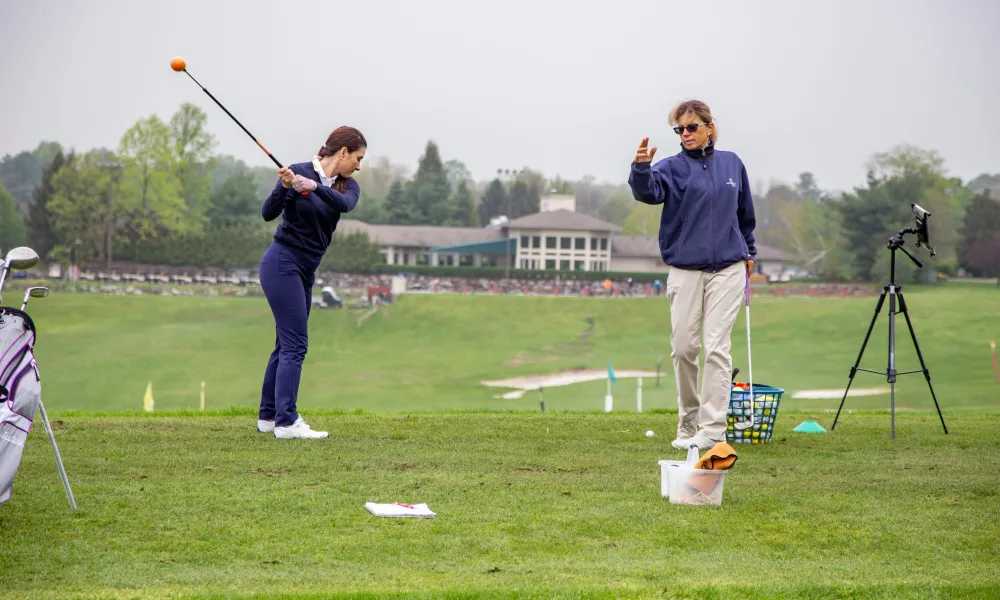 Golf Lesson at Black Bear with Leadbetter Golf Academy instructor.