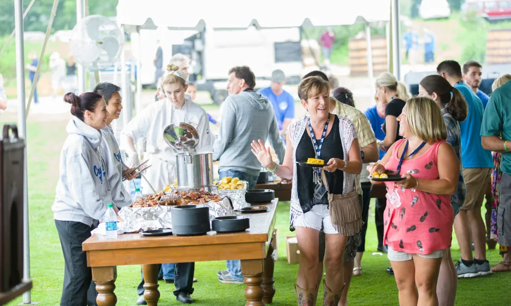 People enjoying NJ BeerFest Event at Crystal Springs Resort