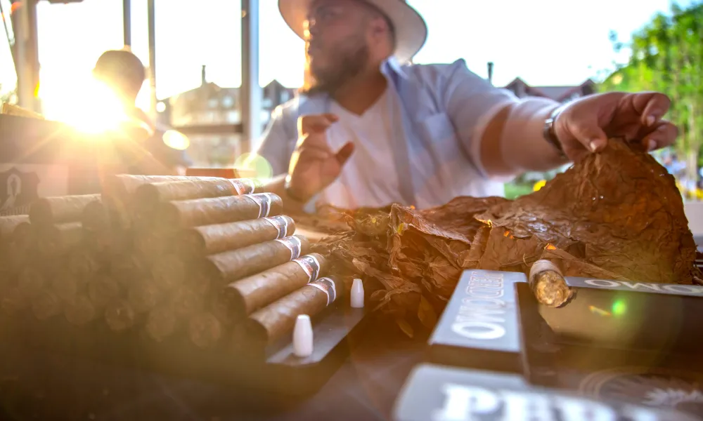 Cigar Roller at NJ PBA Event