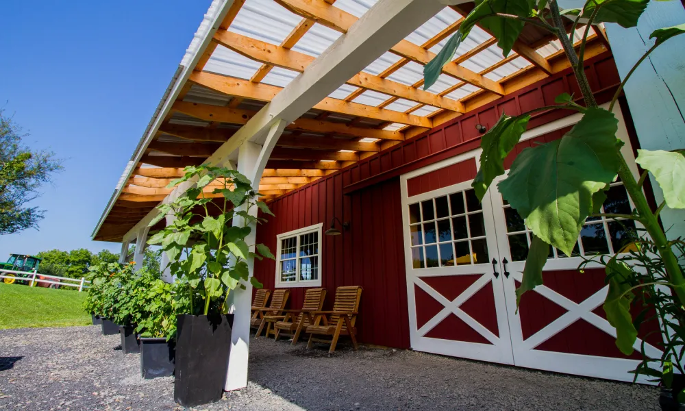 Pennings Farm barn entrance