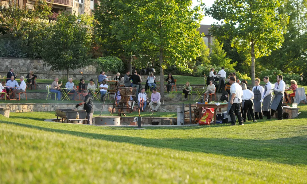 Outdoor Dining Event in the Amphitheater