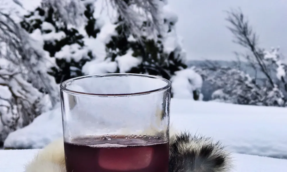 Winter cocktail