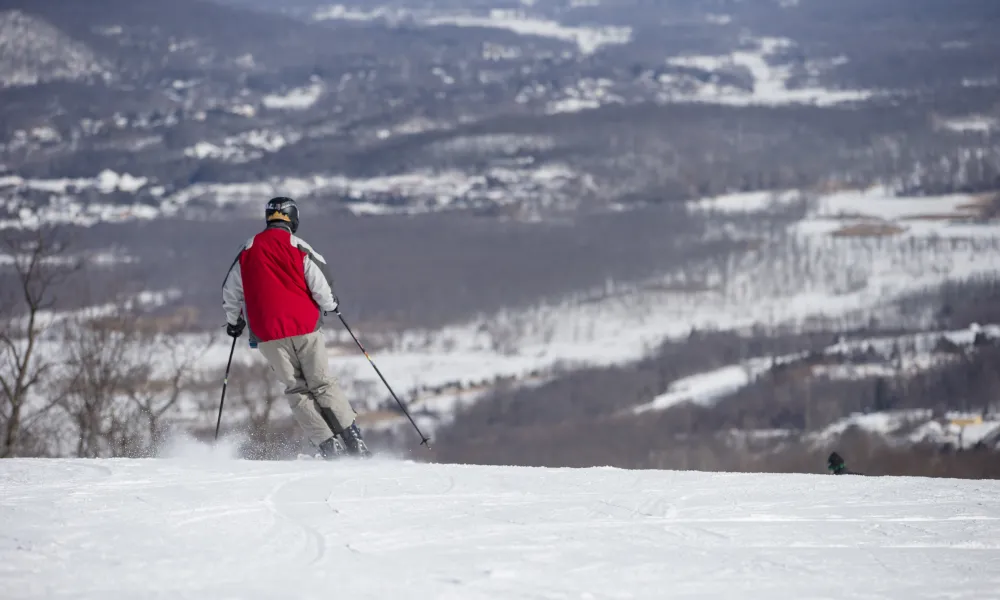 Man skiing at Mountain Creek