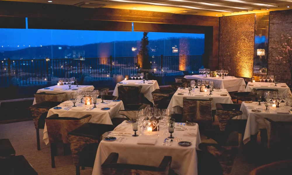 Latour dining room at night