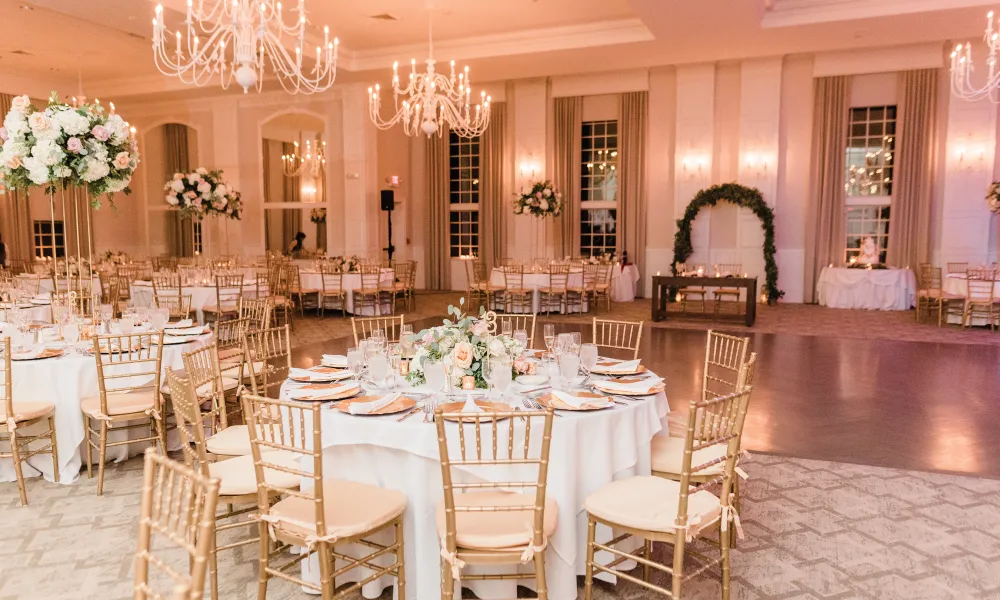 Emerald Ballroom wedding reception