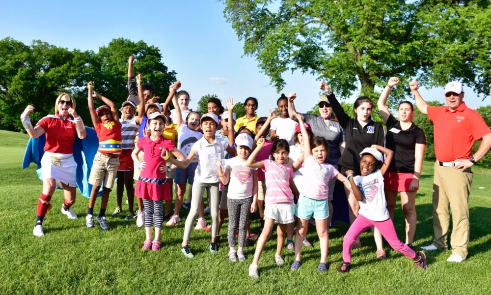 LPGA golf clinic at Crystal Springs Resort