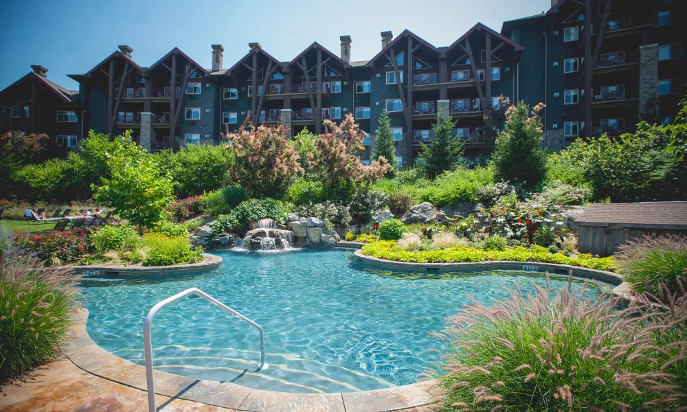 Biosphere Outdoor Pool at Grand Cascades Lodge