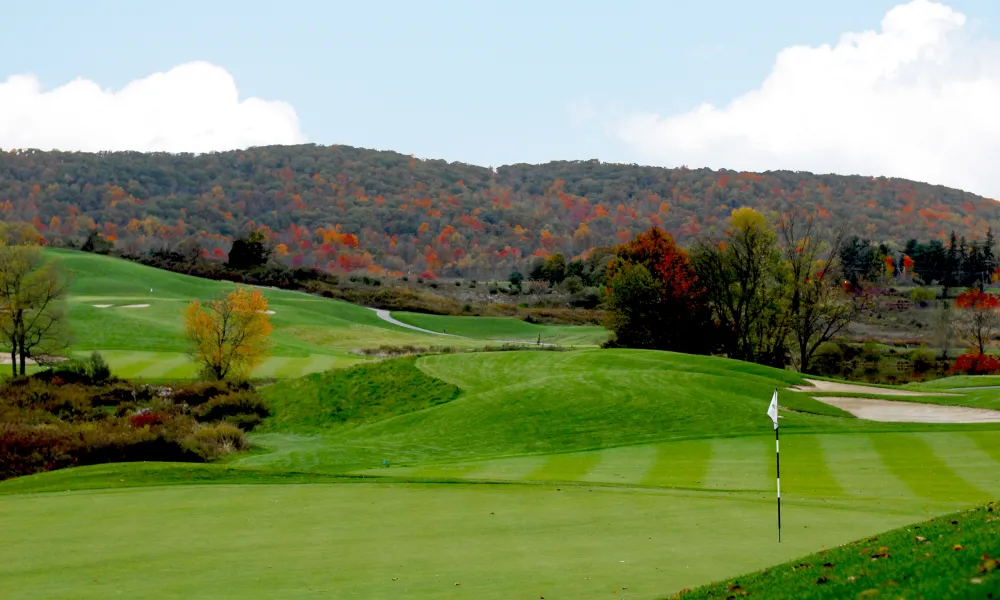 A view of the Crystal Springs golf course during Fall