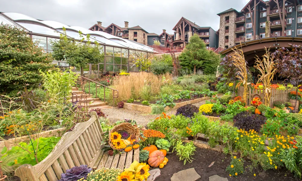 View of Chef's Garden at Crystal Springs Resort in NJ