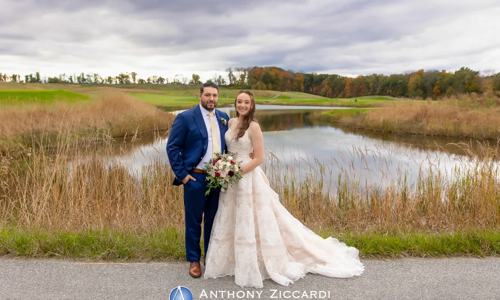 Bride and Groom at Ballyowen at Crystal Springs Resort