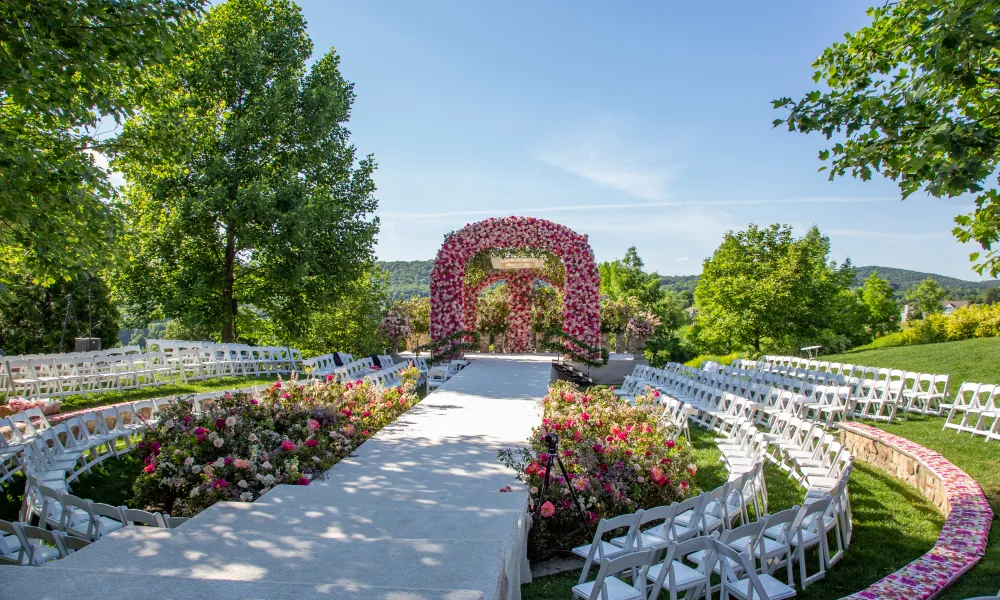 Ampitheater wedding ceremony