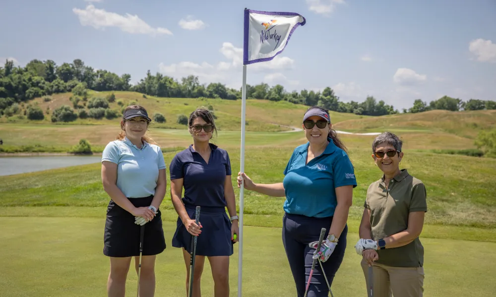 Female Executive Golfers at a Golf Outing at Wild Turkey Golf Course at Crystal Springs Resort