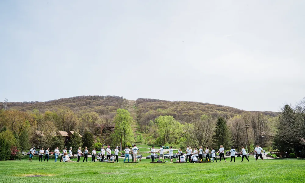 Teambuilding activities at Crystal Springs Resort