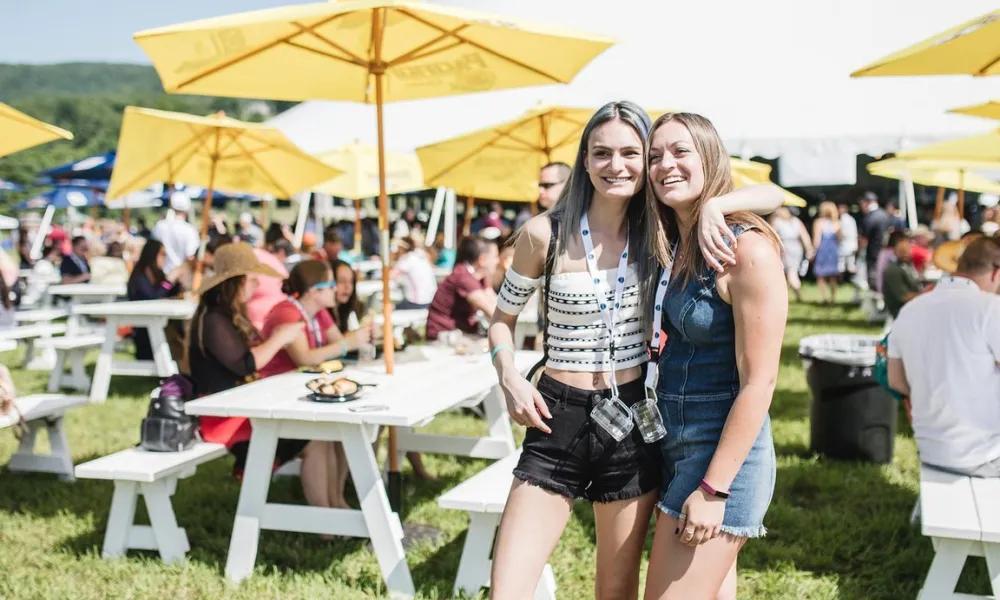 Friends enjoying NJ Beer &amp; Food Festival