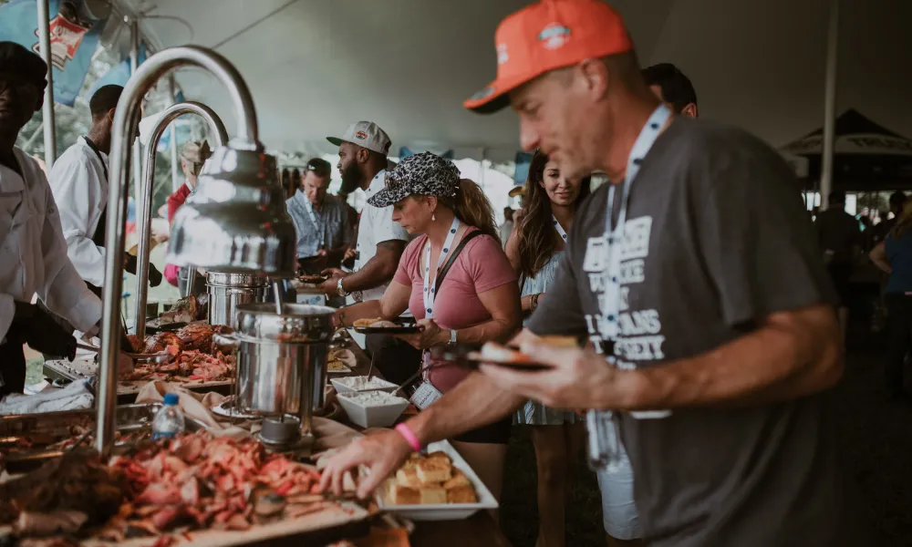 Food buffet at NJ Beer &amp; Food Festival 