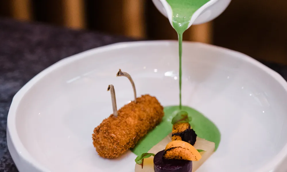 Plated dish at Restaurant Latour