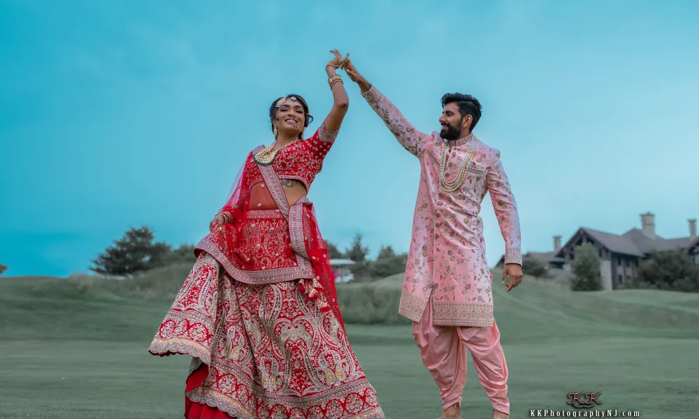 Indian Bride and Groom at Crystal Springs Resort