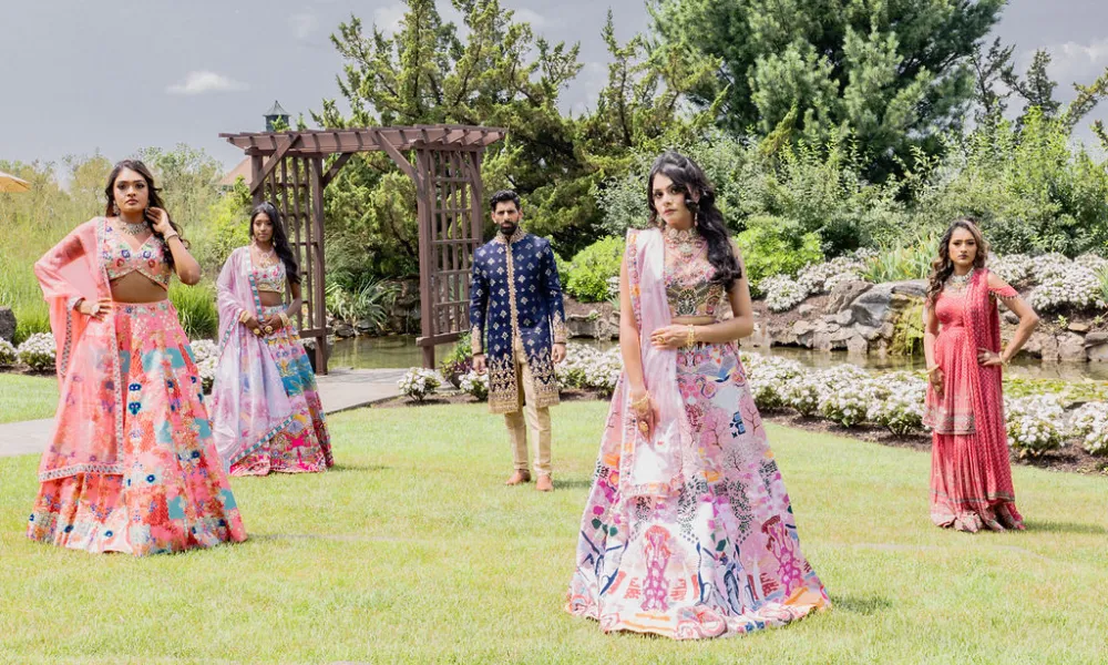 Indian Wedding Bridal Party