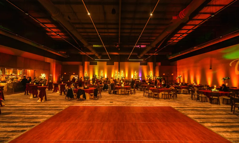 Canyon Ballroom dance floor.