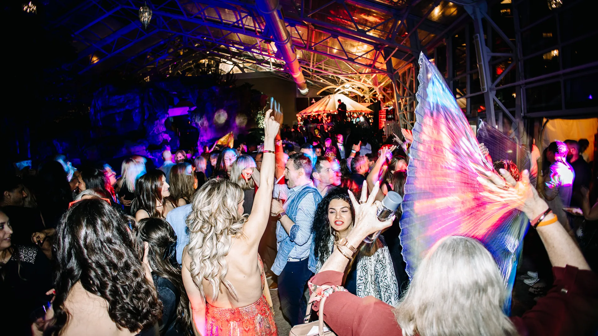 New Year's Eve afterparty in the Biosphere Pool Complex 