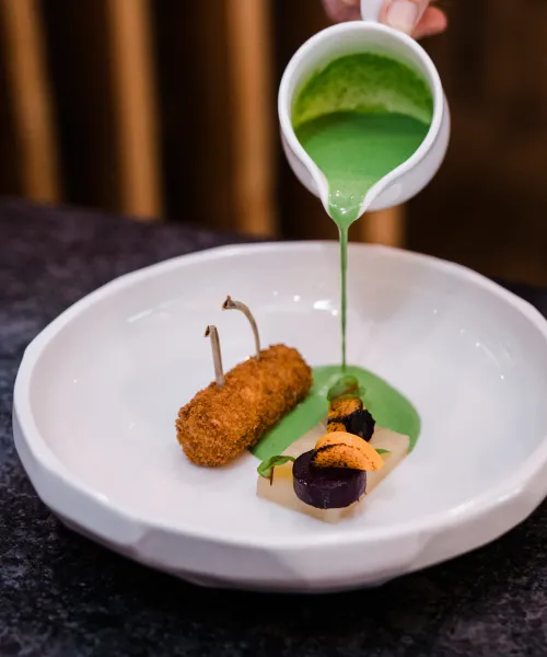 Plated dish at Restaurant Latour