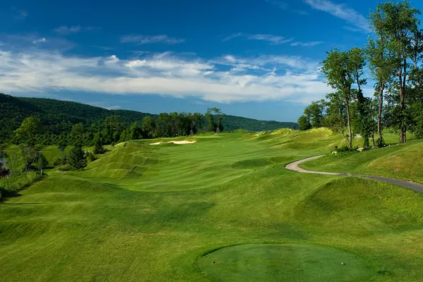 A view from the 3rd hole at Crystal Springs Golf course